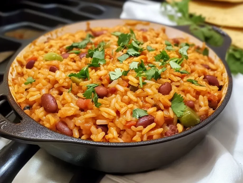 Mexican rice and bean