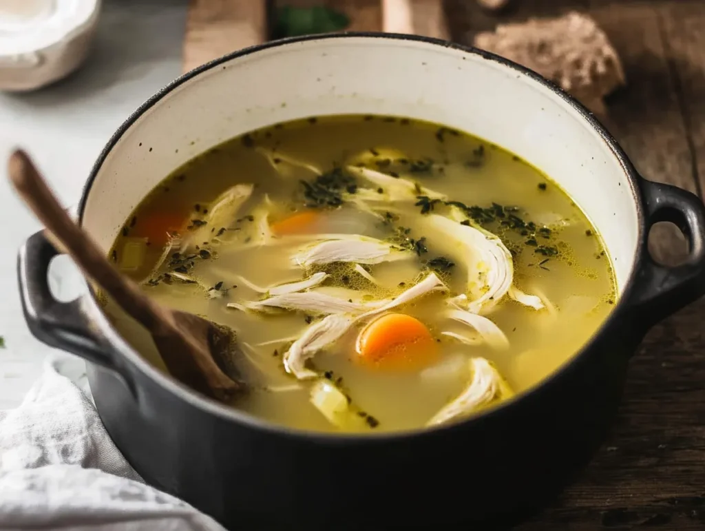 homemade chicken soup