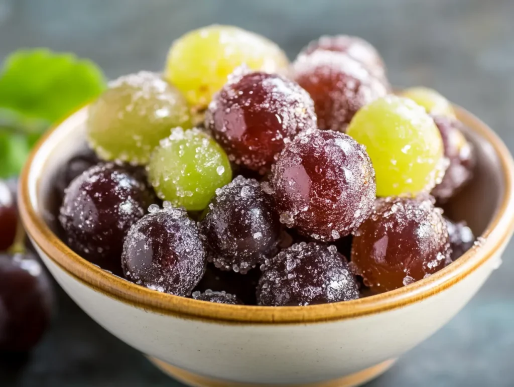 candied grapes